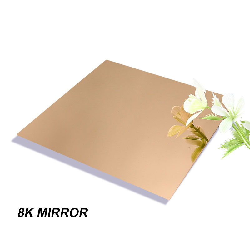 304 Mirror Stainless Steel sheet 4×8