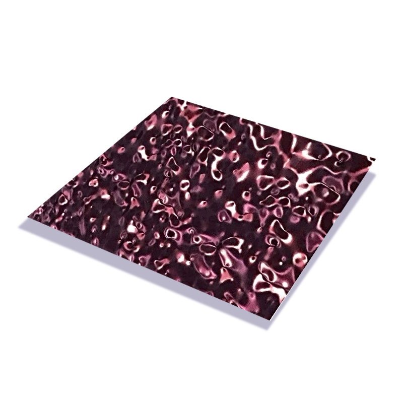 Color Water Ripple Stainless Steel Plate